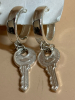 925 Sterling Chain Swarovski Elemant Pendant 3 Fab Earrings - 5