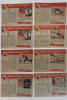 1954 Topps World on Wheels Trading Card Singles , 16 Cards , 7 Cards in Soft Sleeve Protectors - 5