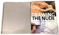 2 Books on Artistic Nudes | Introduction to Drawing the Nude & Vintage Spiral-Bound 1972 NUDES Appointment Calendar