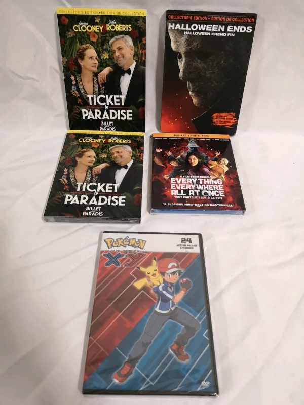 5 New DVD Movies - Ticket to Paradise, Pokemon++