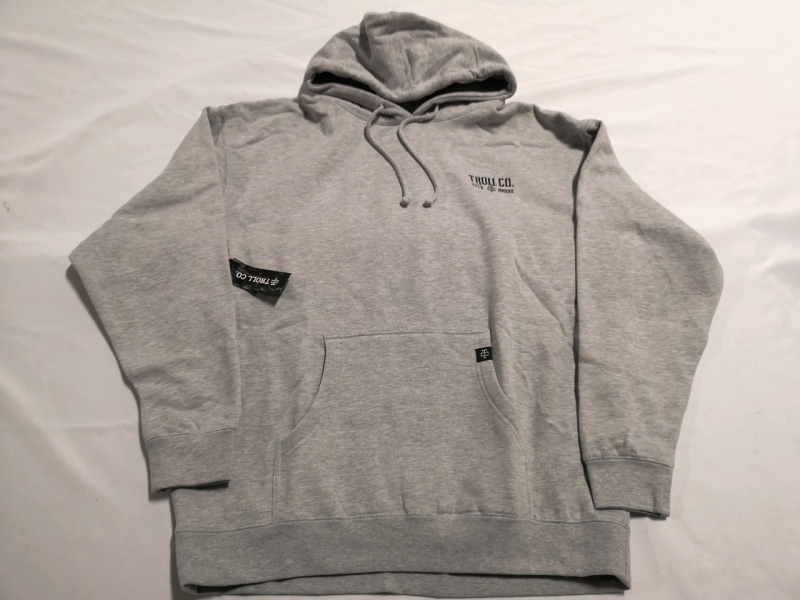 New Men's Troll Co. Hoodie sz XL - Gray
