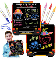 New Funcils Double-Sided Chalkboard 11&rdquo; w x 13&rdquo; tall