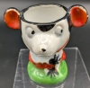 Vintage 1930s Disney Mickey Mouse Porcelain Egg Cup Made in Japan | 3" Tall - 2