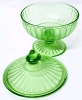 Brilliant Vintage Uranium Glass Candy Dish w Lid | 4.8" Diameter x 5.75" Tall - 5