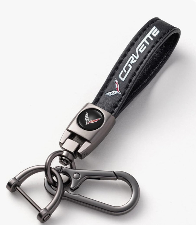 New Corvette Key Chain 5.5” L x 1” w