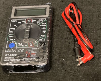 New DT -830D Digital Multimeter 5” L x 3” w x 1” tall