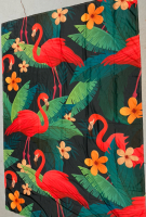 New Flamingo Tablecloth 77” L x 54.5” w