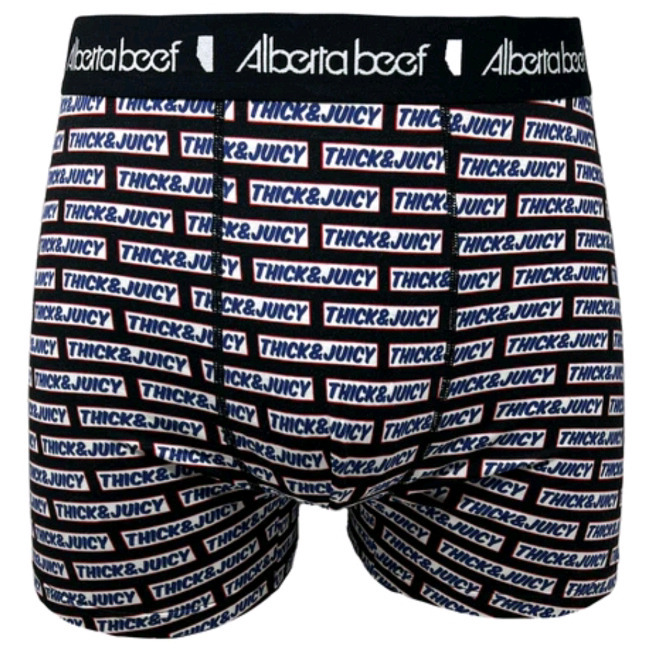 New | Size: Medium ( 32-34 ) | Alberta Beef Boxers " Thick And Juicy " For Men | * Retails For $36 Each *