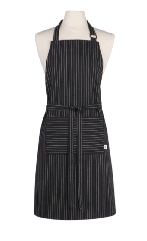 2 New Pinstriped Chef Aprons by Now Designs