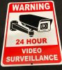 New Warning Video Surveillance Metal Sign 10” L x 7” w