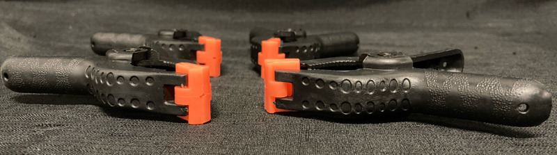 4 PCs plastic Spring Woodworking Clamp A Type 4.5&rdquo; L c 3.5&rdquo; w x 1&rdquo; tall