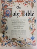 Vintage 1957 Holy Bible Good Leader Edition Clarified With Images 22x30x7.5cm - 2