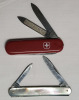 Victorinox Swiss ×4 - 2 new in box , Wenger Swiss & Sheffield England Pocket Knives with Case . Six (6) Pocket Knives - 4