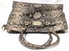 Michael Kors Printed Snakeskin Leather Tote Bag with Gold Tone Hardware | 14.6" x 4" x 11.5" Tall - 4