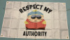 New Cartman Respect My Authority Wall Hanging 35.5” L x 30” w