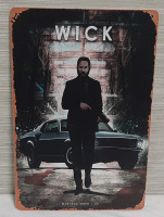 New John Wick Metal Sign - 12" X 8"