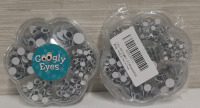 New Googly Eye Pins 2pc - Various Sizes 700pc each