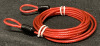 2 PCs Red Security Cables 78” L x .2” w - 2