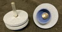 2 New Double Layer Lawn Mower Blade Sharpener 2.5&rdquo; L x 2&rdquo; w x 2.5&rdquo; ht
