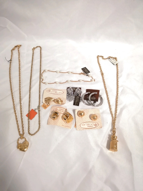 D'ORLAN Vintage Statement Necklaces & Earrings