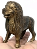 Rare Antique STILL Cast Iron Lion Coin Bank | 4.2" x 1.5" x 3.75" Tall - 7