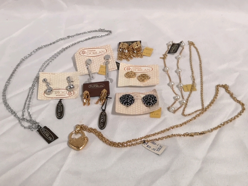 Vintage Jewelry D'Orlan - Earrings & Necklaces