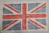 Irish Linen Single Side Great Britain Union Jack Flag . Measures 29.5"×18 3/4" - 2