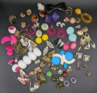 Assorted Vintage Earrings + More in Varying Conditions