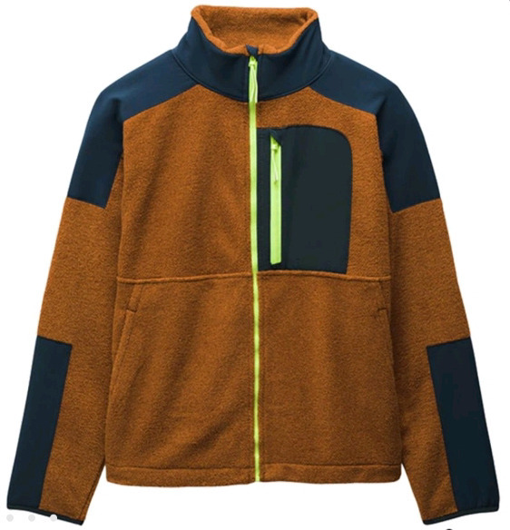 New | Womens Size: Medium | PrAna | Colour: Clay | Peak Snap Up Fleece | * Retails For $120 * Model # 2064621