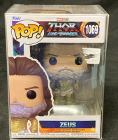 New Funko Pop Zeus 1069 Marvel Studios Zeus Bobble-head Box measures 4.50&rdquo; w x 6.75&rdquo; ht