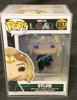 New Funko Pop Marvel Studios Sylvie Bobble-head Box measures 4.50&rdquo; w x 6.75&rdquo; ht