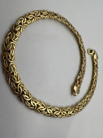 925 Sterling OT Turkey Byzantine Bracelet Anklet signed