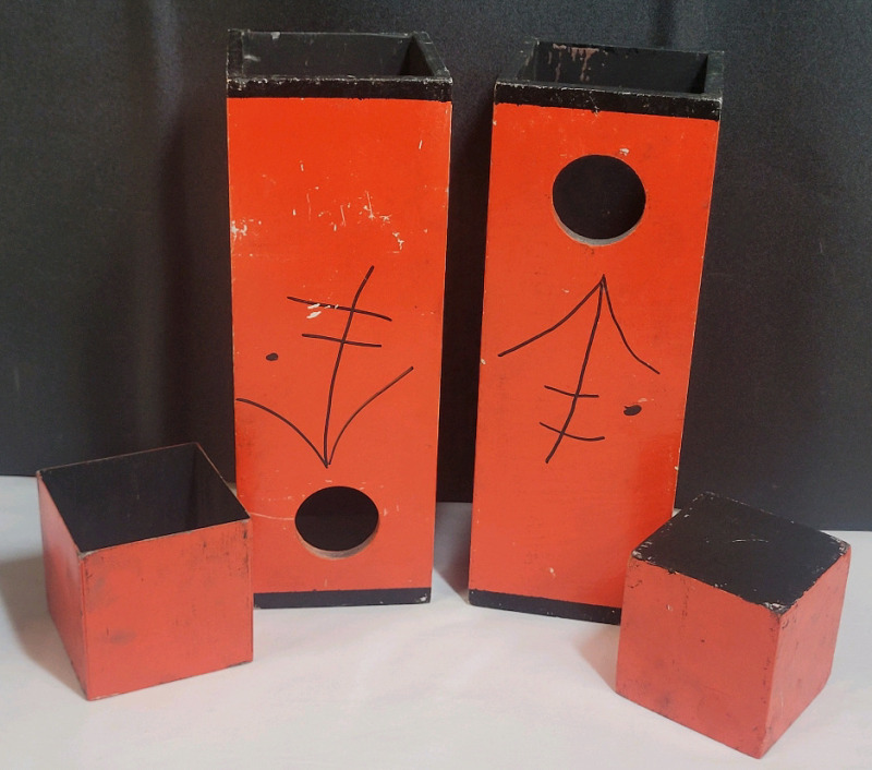 Slow Motion Block Penetration Magic Trick , Handcrafted . Untested, The Mysteries of Magic Are Unknown to Us