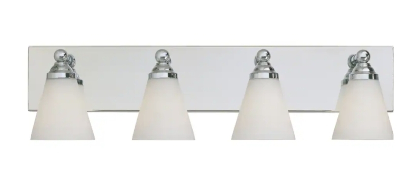New Designers Fountain Vanity Light. - 4 Bulb.