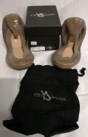 New size 5 Yosi Samra Foldable Ballet Flats Mink Colour