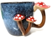 Gorgeous Ceramic Mushroom Mug from Sunday Morning Ceramics | 4" Tall x 4.15" Diameter