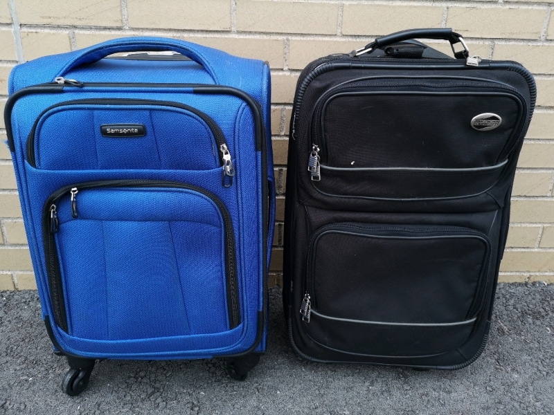 2 Carry on Luggages Samsonite & American Tourister