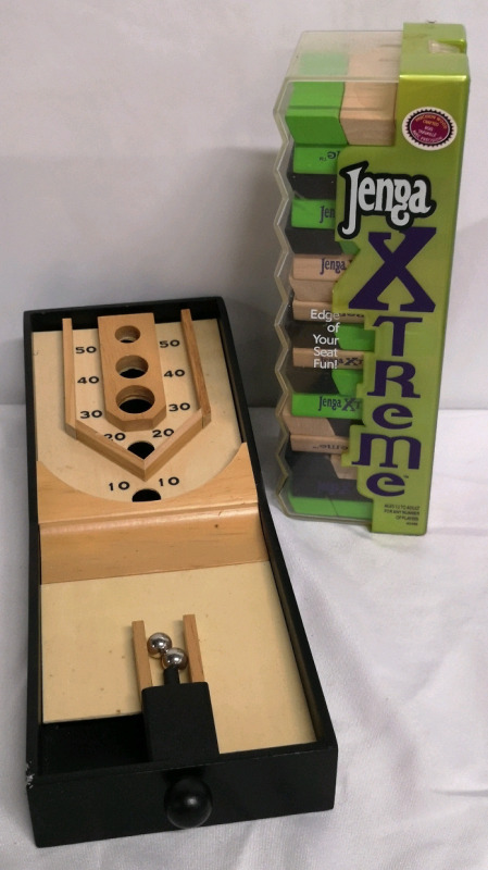 Jenga Xtreme Game + Desktop Skee Ball
