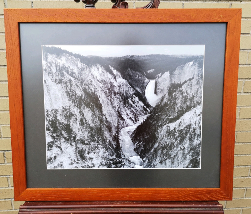 Framed Print Photography Scenic View Waterfall 26.5" by 22.5"