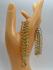 LIRM Turkey 925 Sterling Vermeil Triple Loop Modernist Bracelet - 6