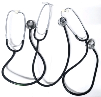 [Medical] 3 Vintage to Modern Stethoscopes | 3M Littmann, Japan + | 31" Long Each