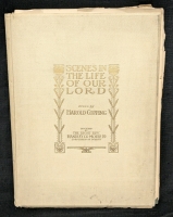 Antique 1907 Oversized Hardcover Book | Scenes in the Life of Our Lord Drawn by Harold Copping