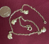 925 Sterling Silver Necklace and Anklet Stamped - 4