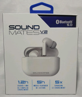 TZUMI SoundMates V2 Bluetooth 5.0 Wireless Earbuds - New