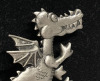 Vintage JJ Jonette Winged Dragon Brooch - 5