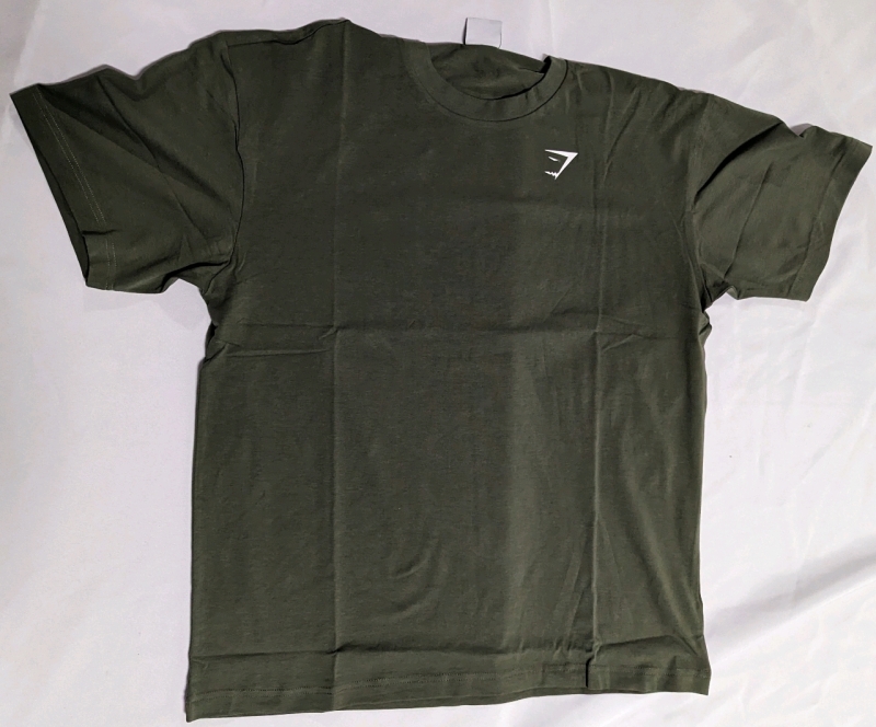 New GYMSHARK Men's Oversized Tee - Medium