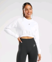 New GYMSHARK Women's Training Cropped Sweater. Size Medium