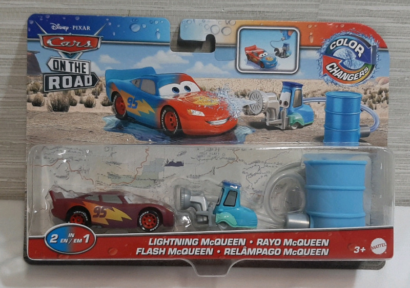 New Cars On The Road Color Changers Lightning Mcqueen - Like Brand New