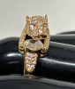 Niche Design Leopard Head 18K Gold Plated Ring - 4