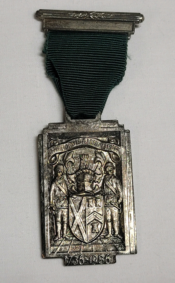 1736 - 1986 Masonic Freemason Grand Lodge of Scotland 250th Anniversary ...